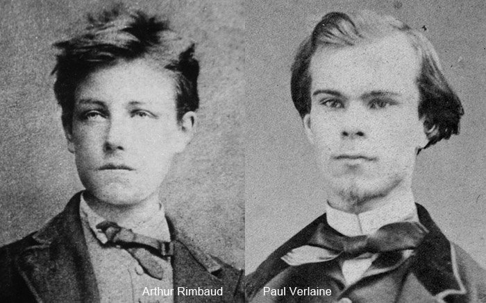 Arthur Rimbaud and Paul Verlaine 